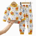 thumbnail image 4 of masbird Baby Toddler Kids Viscose from Bamboo Pajamas Set Pjs 2pcs 6-12 Months 12-24 Months 2t 3t 4t 5t 6t 7t 8t 9t Children(Yellow,18-24 M), 4 of 4