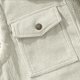 thumbnail image 5 of Ceisia Warm Reversible Men's Loose Fit Turn-Down Collar Corduroy Lamb Fleece Vest Gift, 5 of 9
