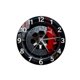 thumbnail image 1 of Reloj de pared 2D, reloj decorativo con números grandes, diseño artístico y vintage. 30 cm de diámetro, 1 of 8