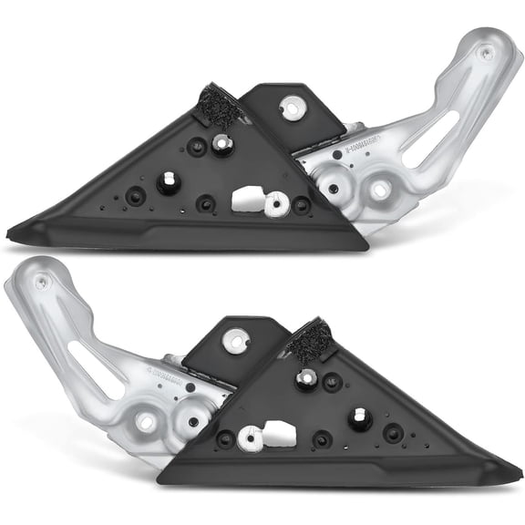 A-Premium Set-2 Front Left and Right Door Gusset Assembly Compatible with Subaru Forester 2003-2008, Black, Replace# 61158SA000, 61158SA010