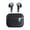 Black, variant on Soft Silicone Earbuds with 25 Hours of Active Noise Cancellation, Bluetooth 5.4 Support, 10-Meter Call Range, Colors: Black/White/Beige