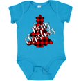 thumbnail image 3 of Inktastic Red Buffalo Plaid Christmas Tree Boys or Girls Baby Bodysuit, 3 of 5