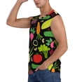 thumbnail image 3 of Gaeub Cartoon Vegetables Men's Sleeveless Muscle Shirts Workout Tank Tops, Odor Protection and Comfortable - X-Large, 3 of 8