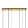 thumbnail image 5 of CWI Lighting Lava Integrated LED Brass Chandelier, 5 of 8