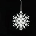 thumbnail image 2 of Christmas Decor Christmas Ornaments Winter Christmas Snowflake Decorations Indoor,White Snowflakes Hanging Ornaments for Home Xmas Christmas Holiday Winter Wonderland New Year Party Decorations D, 2 of 4