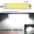 thumbnail image 2 of 6Pcs 24V LED DRL COB Car Daytime Running Lights Reading Light LED Strip Light Fog Lamp 8000K RV Caravans Bus Truck, 2 of 7