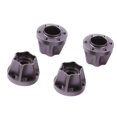 thumbnail image 4 of Adaptadores de cubos hexagonales de rueda de metal lucky3celectronics para coche RC Crawler 1/10, 15 mm Titanio, 4 of 8