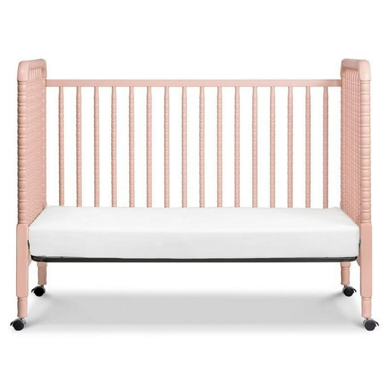 Free Shipping DaVinci Jenny Lind 3 in 1 Convertible Crib in Pink Blush Walmart