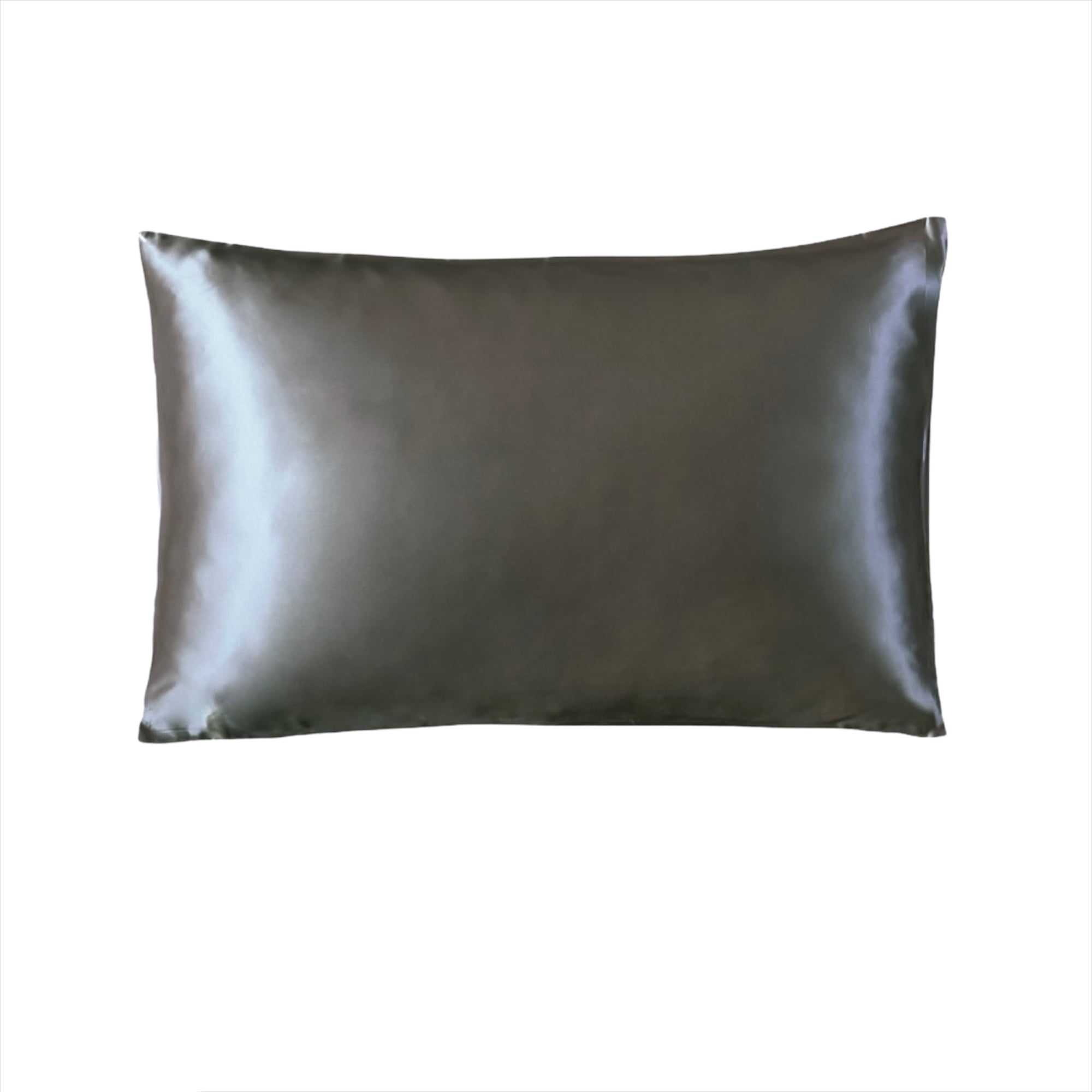 Charcoal Python - Silk Pillowcase with hidden zipper by INNELLI (Queen)