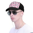 thumbnail image 4 of Yiaed Cherry Strawberry Print Baseball Cap Dad Hat Polo Style Plain Blank Adjustable Size, 4 of 5