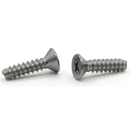 

#8 x 1 1/4 Type B Self-Tapping Screws / Phillips / Flat Head / Steel / Zinc - 5000 Piece Carton