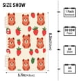 thumbnail image 3 of WOBOGO Strawberry Bear Notebook College Horizontal Grid Paper Ink Spill Resistant Water Resistant Cover 8.3x5.7x0.4in, 3 of 8