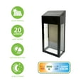 thumbnail image 4 of Better Homes & Gardens Nico Solar Powered Black LED Deck Fence Light, 20 Lumens, 4 of 7