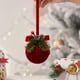 thumbnail image 1 of xihome Adorno colgante de ventana con forma de rbol de Navidad nevado, con campanillas, de plstico, para decoracin navideña del hogar., 1 of 6