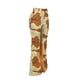 thumbnail image 5 of Sunloudy Pantalones casuales para mujer Camuflaje Estampado de cremallera Botón Diseño Patchwork Pantalones rectos acampanados Sunloudy S M L XL XXL, 5 of 9