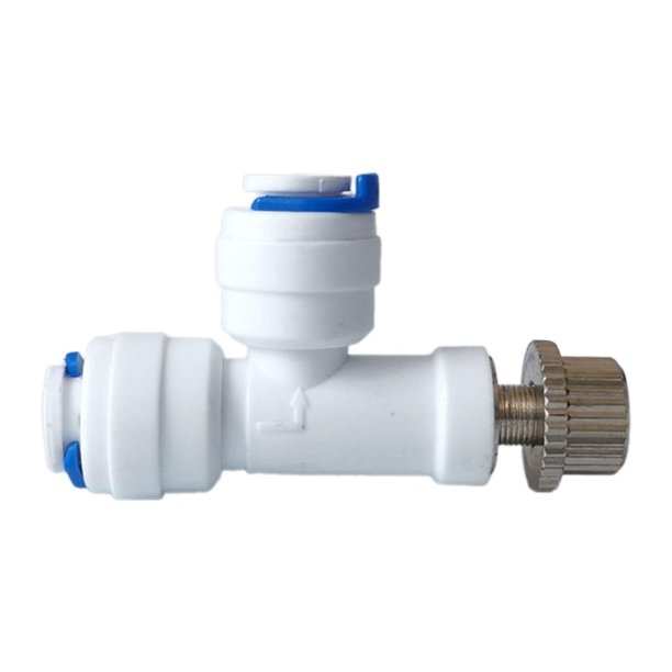 Válvula purificadora de agua de 1/4" con regulador de presión ajustable para filtración de agua. Tipo B