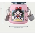 thumbnail image 2 of (Copa no incluida) Funda protectora for taza con barriga de dibujos animados, correa cruzada anticaída, funda protectora for taza de agua, unisex, 2 of 2