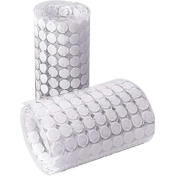DEBGFS 1000 Pieces 10mm Velcro Dots Self-adhesive 500 Pairs Self Adhesive Velcro Dots