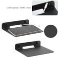 Small Floating Shelf Speaker Shelf, 6 inch Small Wall Shelf Metal