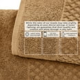 thumbnail image 5 of Great Bay Home Quick Dry Diamond Waffle 6 Piece Towel Set, Mocha, 5 of 7