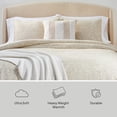 thumbnail image 3 of Better Homes & Garden Tan Chenille 3-Piece Comforter Set, King, All Ages, 3 of 8
