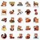 thumbnail image 5 of Stickers Hapiuen de panda rojo, 50 piezas, vinilo impermeable, 5 of 7
