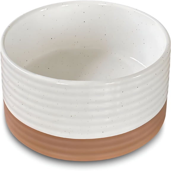 ACDANC Ceramic Pet Bowl Size Small-Food/Water Dish for Puppy Dogs,Cats,Guinea Pig,Rabbit,Hamster,Snake,Etc. 11Oz Or 2 Cups-Basic Bowls for Your Dog Or Cat