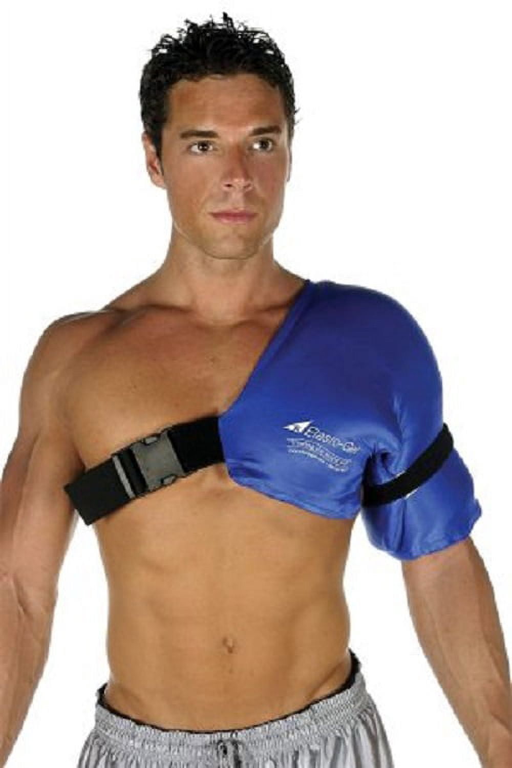 Elasto-Gel Shoulder Wrap Hot/Cold, Re-Usable, Not Leak if Punctured-1 Each