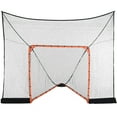 thumbnail image 1 of VEVOR Hockey and Lacrosse Goal Backstop with Extended Coverage, 12' x 9' Lacrosse Net, Complete Accessories Training Net, Quick Easy Setup Backyard Lacrosse Equipment, 1 of 9