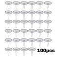thumbnail image 3 of 100Pack Ceiling Hooks Adhesive Removable Wall Hanger, 2cm Disc Sticky Ceiling Hooks for Festival Wedding Christmas Decor, 3 of 8