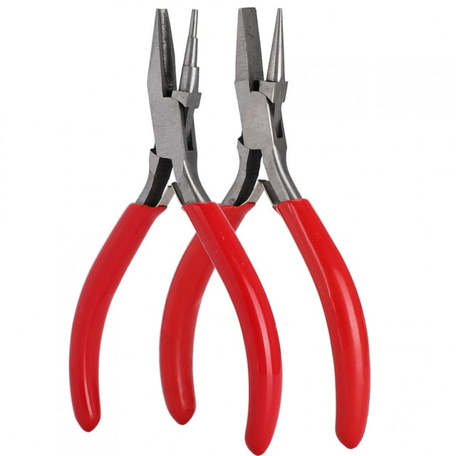 Small Jewelry Making Plier, High Hardness 2Pcs , Hardware For Jewelry Making Hand-made Daily Maintenanc
