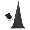 thumbnail image 2 of Speaker Stand Cover, DJ Speaker Stand Tripod Scrim Skirt with Carry Bag, 360 Degree Black Cover for, 2 of 5