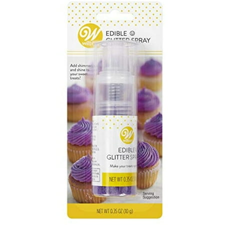 Wilton Edible Glitter Spray Purple .35 Oz. Pump Bottle