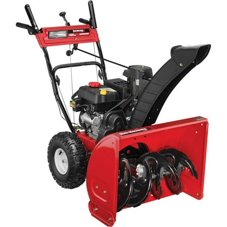 Yard Machines 26 208cc Two Stage Snow Blower Walmart Com