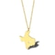 thumbnail image 4 of HomeKingdee Texas Map Necklace Steel Topographic Pendant - Gold Color​ Women's Collarbone Chain for Casual Formal Occasion Gift (19.7 inch), 4 of 7