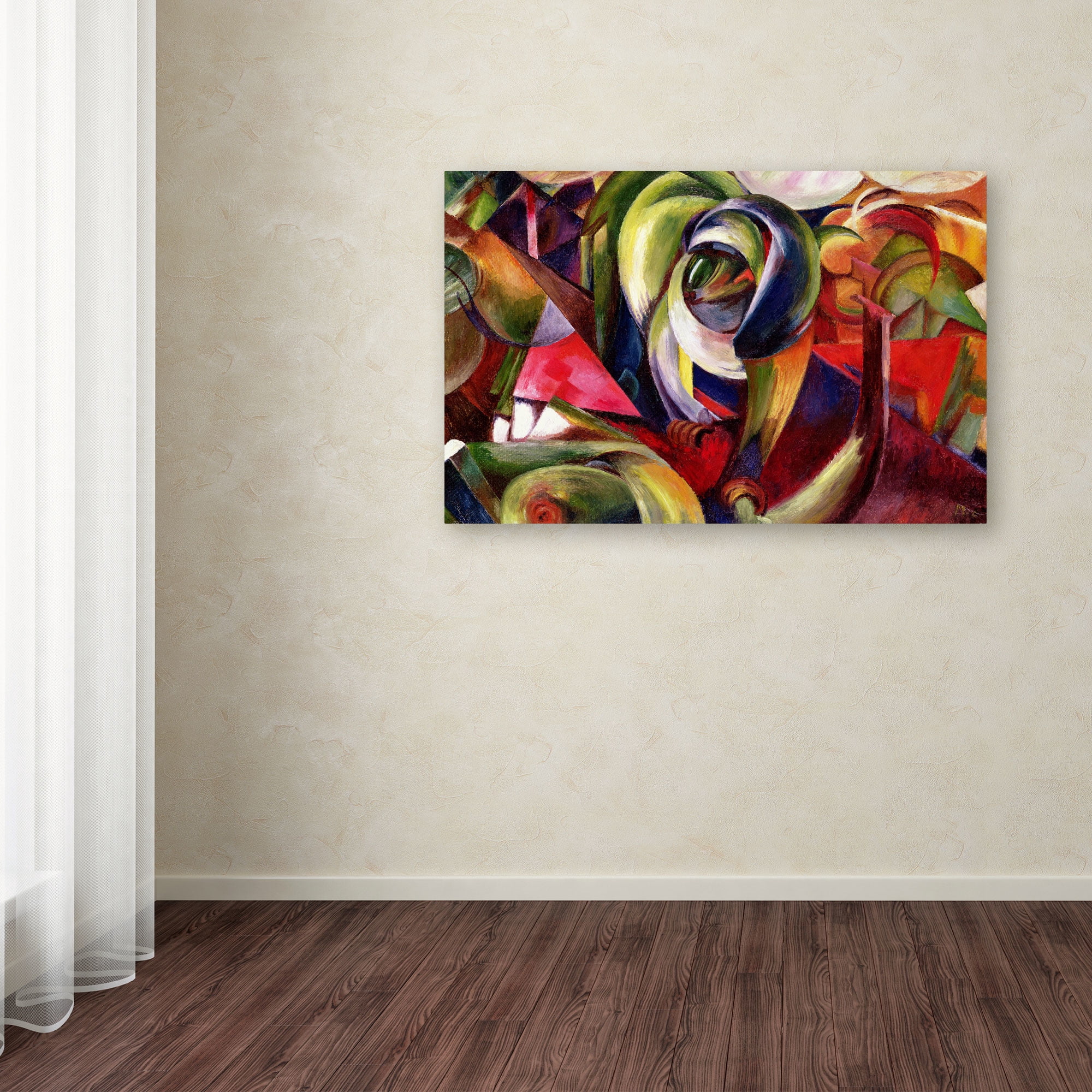 Trademark Fine Art "Mandrill, 1913" Canvas Art by Franz Marc
