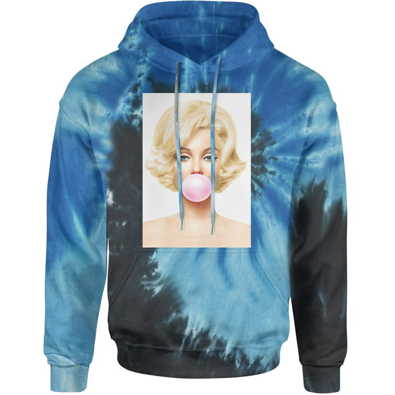 Monroe Pink Bubble Gum American Icon Adult Hoodie Sweatshirt