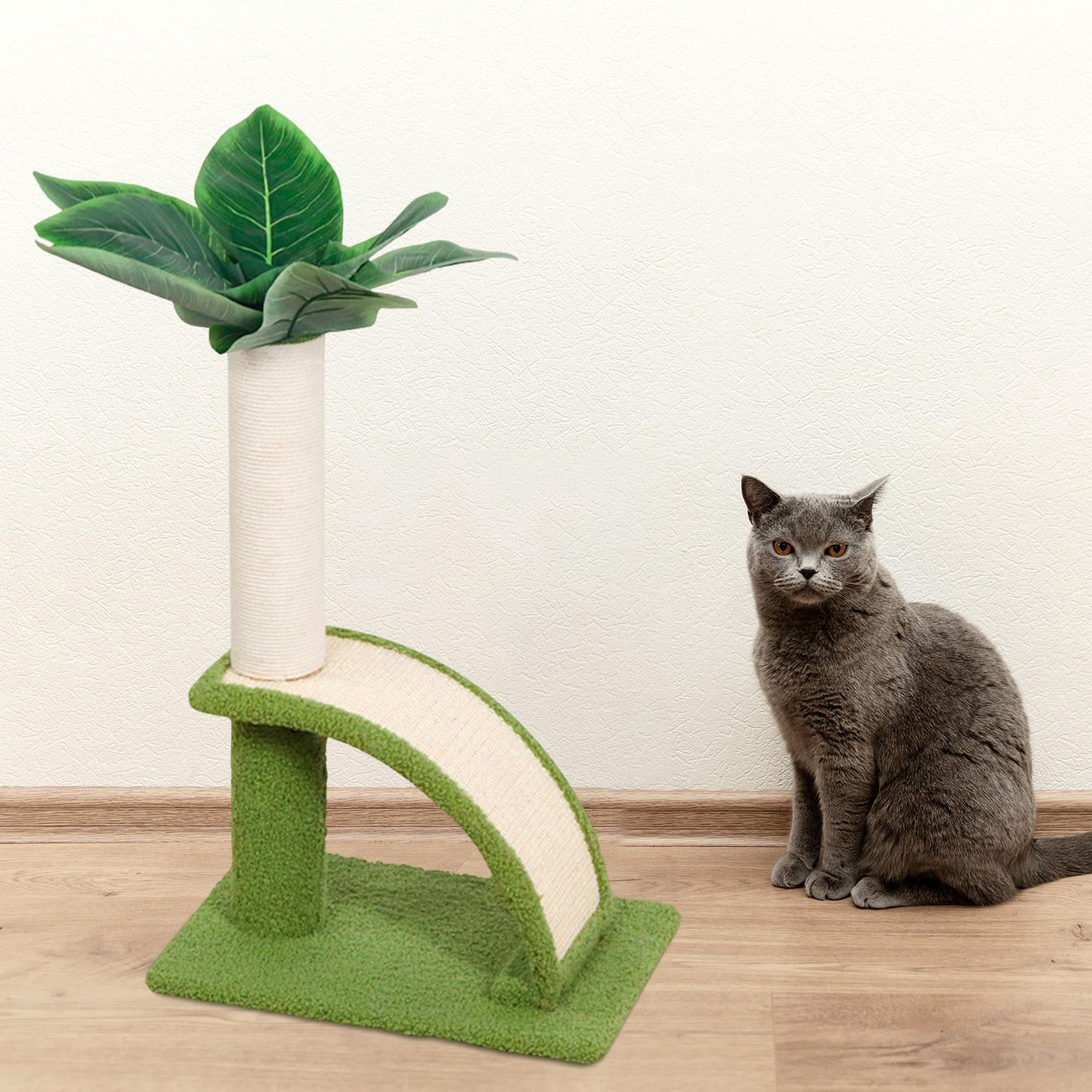 Bvdfgk Cat Scratching Post Cat Climbing Pole Grinding Paws Durable Sisal Rope Furniture 33.5cmx23.5cmx46.5cm