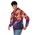 thumbnail image 5 of Sigee Mario W for Men's Zip-Up Hoodie Moisture Wicking and Breathable, Full Zip Hooded Sweatshirt,3X-Large, 5 of 8