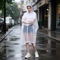 thumbnail image 6 of Raincoat,Outdoor Wear,Thick EVA Reusable Rain Jacket With Extended Length,Waterproof Garment For Hiking Camping And Travel, 6 of 7