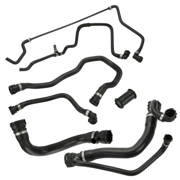Radiator Hose No.17127568246 - Car Radiator Coolant Water Hose Pipe Kit - for BMW 550i 2006-2010 - 1 Set