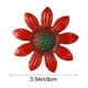 thumbnail image 3 of CREATITOY Outdoor Garden Iron Daisy Wall Hanging Decorative Art, 3 of 6