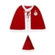 thumbnail image 4 of Capa navideña para niños, suave, con broche, ligera, disfraz navideño para niños niño con sombrero, 4 of 7