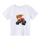 thumbnail image 2 of Camisetas divertidas de dibujos animados de Blaze y los Monster Machines para niños, camisetas geniales de verano para bebés, camisetas para niños, ropa para niñas, 2 of 5