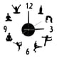 thumbnail image 2 of Reloj de pared DIY, reloj colgante sin marco, decorativo, silencioso, elegante, para sala de estar y oficina, 2 of 8
