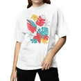 thumbnail image 2 of Tropical Floral Wall Art Women's T-shirt, 2 of 3