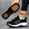 thumbnail image 4 of Mepaouo Women's Orthopedic Sneakers Breathable Running Walking Shoes Slip on Arch Support Casual Sneaker Green 9, 4 of 9
