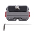 thumbnail image 2 of Action Camera Quick Release Mount, CNC Processing Foldable Two Prong Action Camera Magnetic Adapter Mount Aluminum Alloy Silicone  for Cycling, 2 of 7