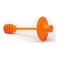 thumbnail image 6 of Jarware Honey Dipper Lid for Regular Mouth Mason Jars, Orange Honey Server, 2.75" x 2.75" x 6", 6 of 7