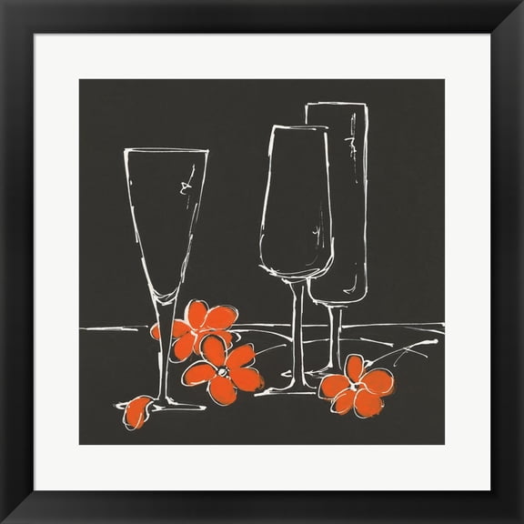 Flutes by Chris Paschke, Framed Wall Art, 19.5W x 19.5H